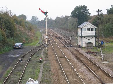 Wymondham signal box, 27 October 2007. © David Flett