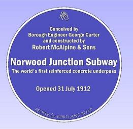 Norwood Junction Station plaque