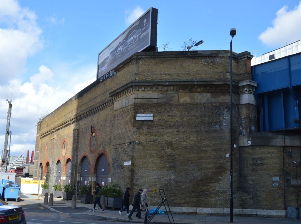 Pic 1: Sole remaining part of Blackfriars Bridge station. 2019