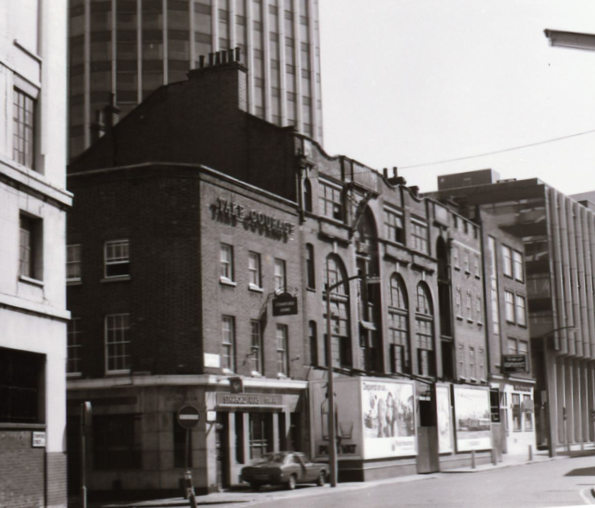 Harrild & Sons, 58 & 60 Stamford St, disused, in 1977