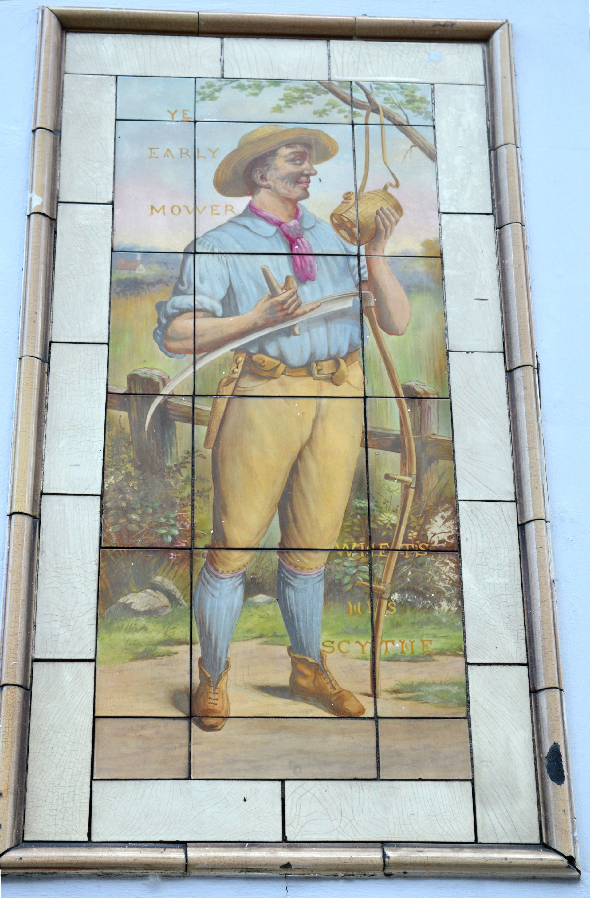 'Ye early mower whets his scythe'