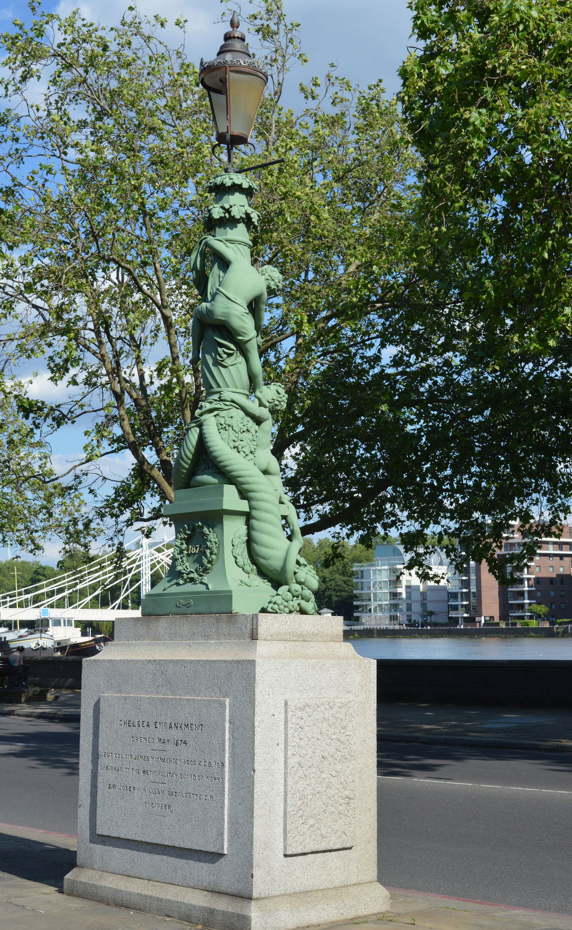 Chelsea Embankment monument, 1874