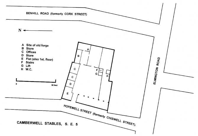 Plan of works. (Drawing Michael Stevens)