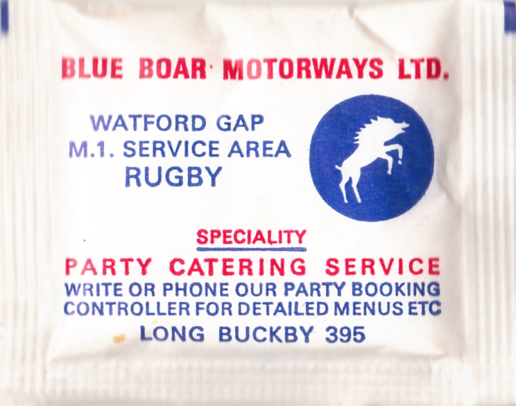Blue-Boar-sugar-packet &copy; Bob Carr