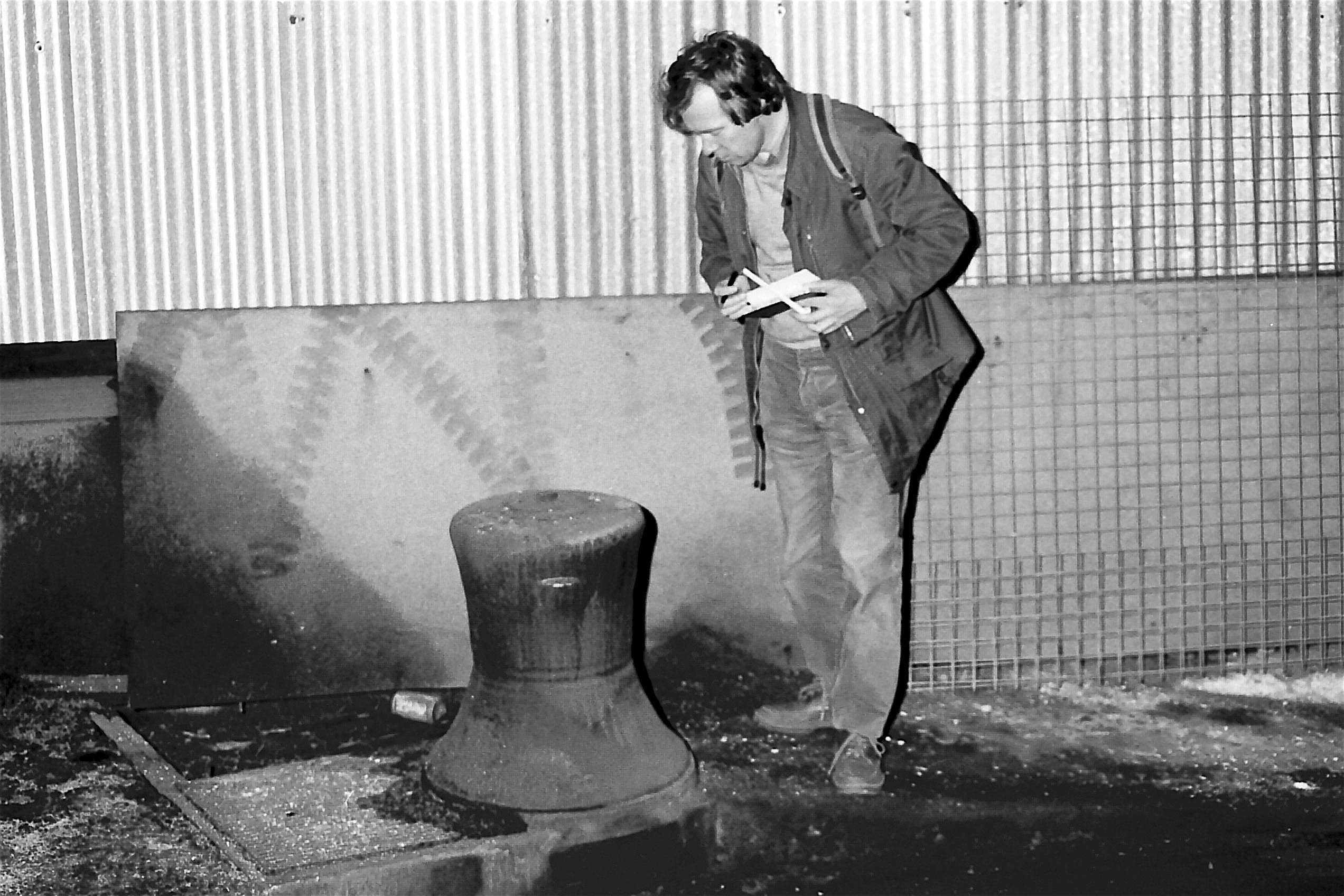 Capstan being recorded &copy; Sidney Ray