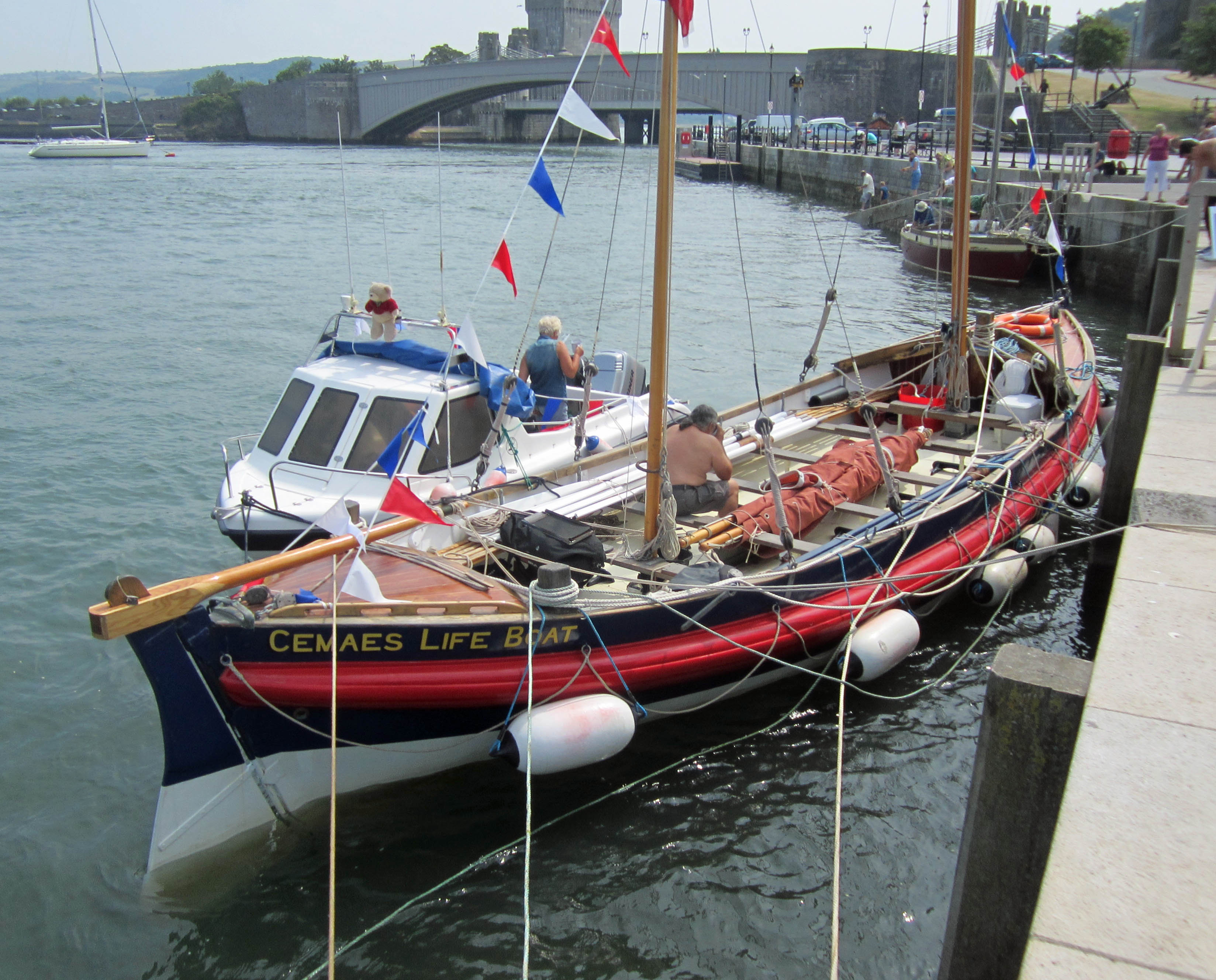 Charles Henry Ashley on the Quay in Conwy. © David Perrett