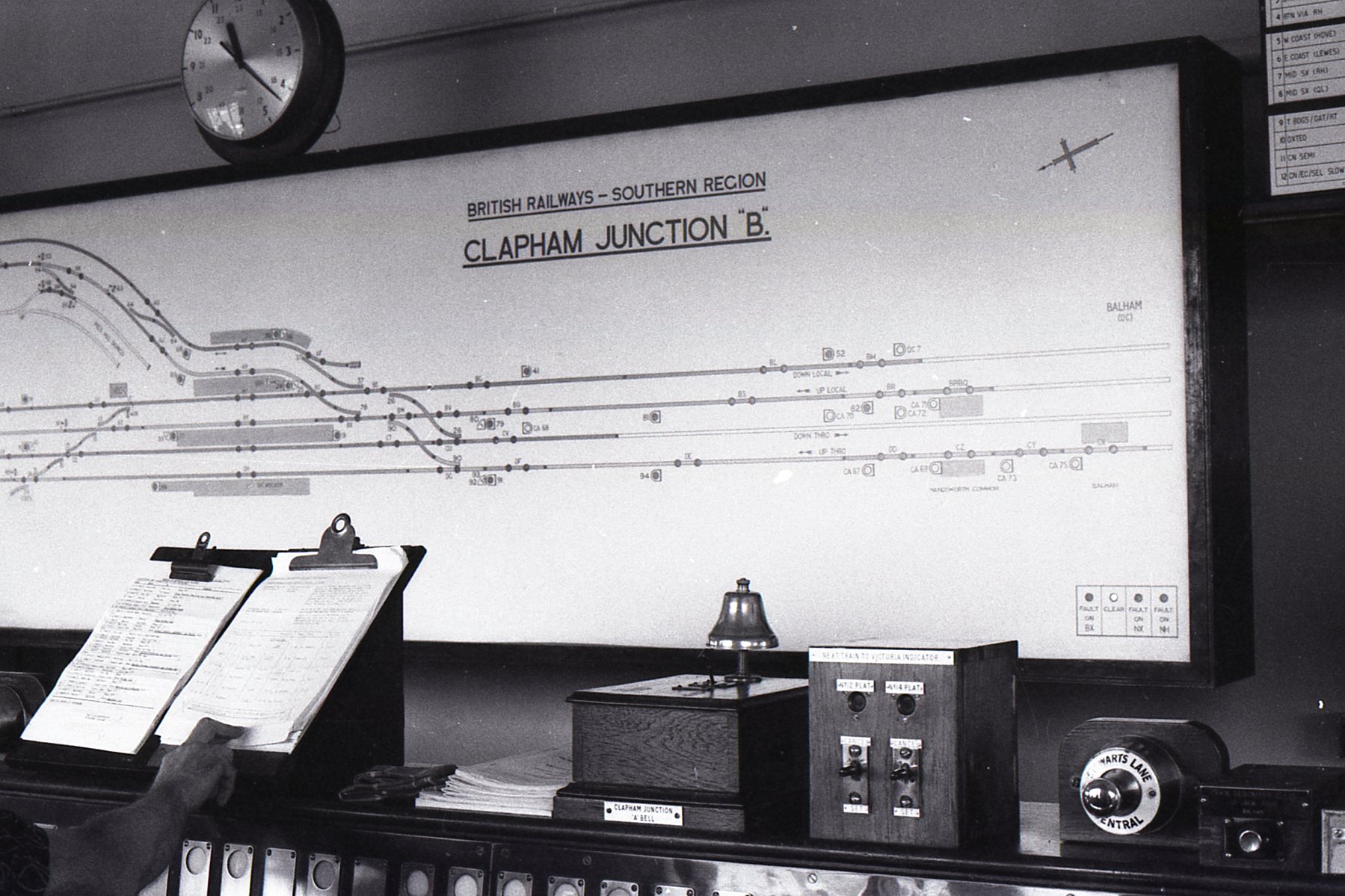 B box track diagram, Clapham Junction &copy; Bob Mitchell