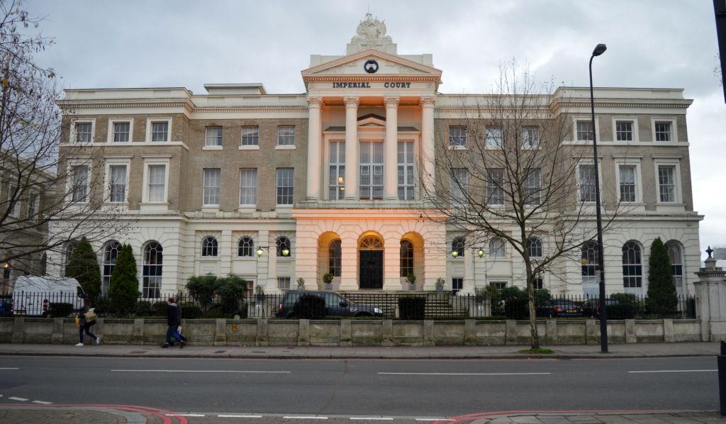 Former NAAFI HQ, now flats, Jan 2019