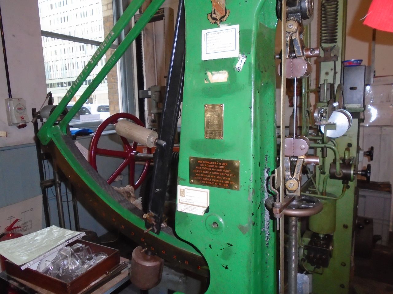 Avery tensile tester made in 1926