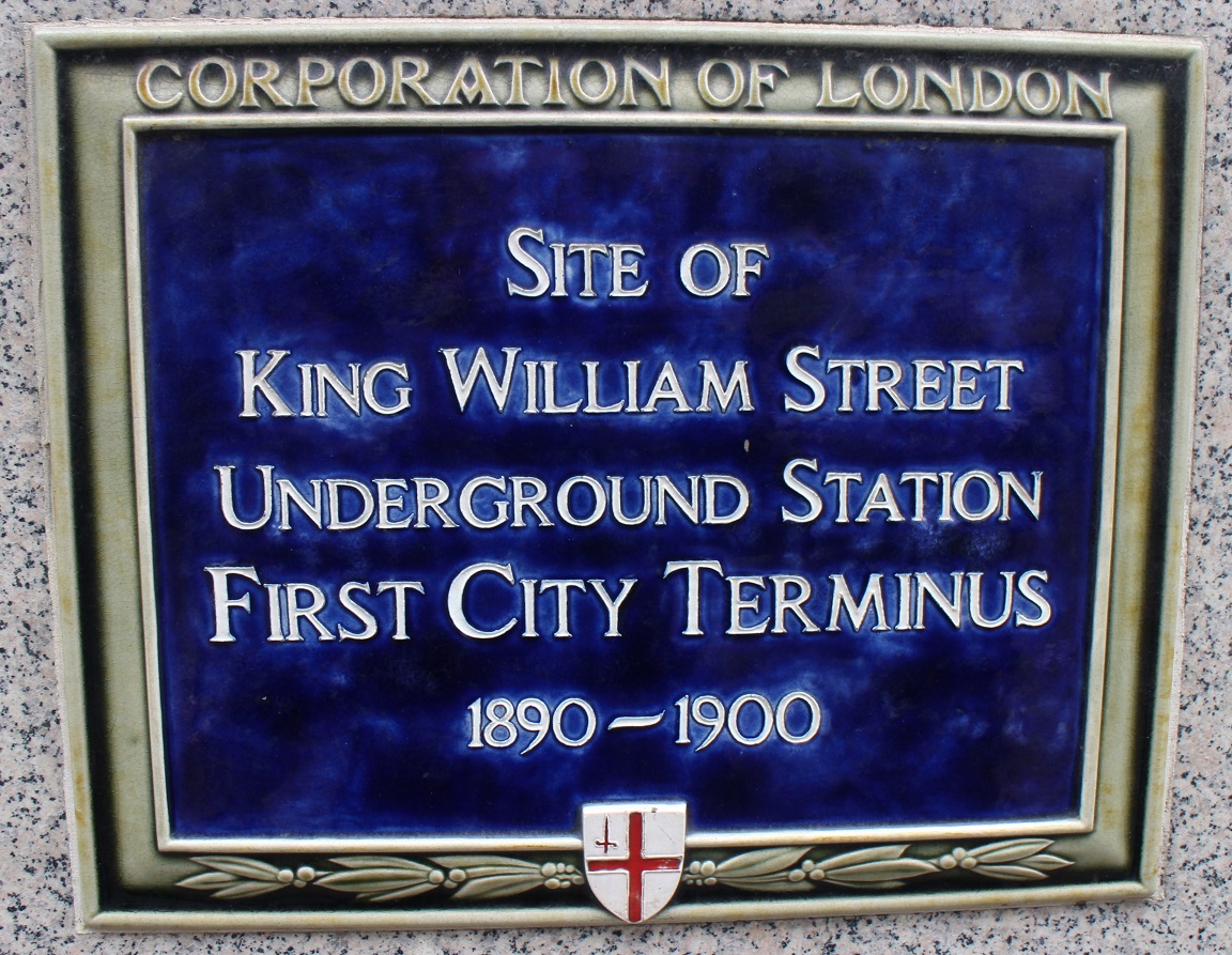 King William Street plaque. © Robert Mason 2018