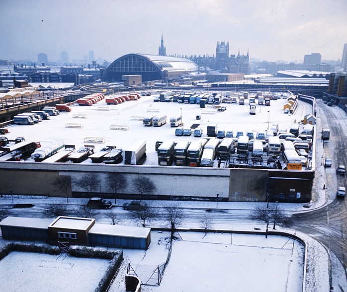 Somers Town goods yards, January 1970 © Sidney Ray