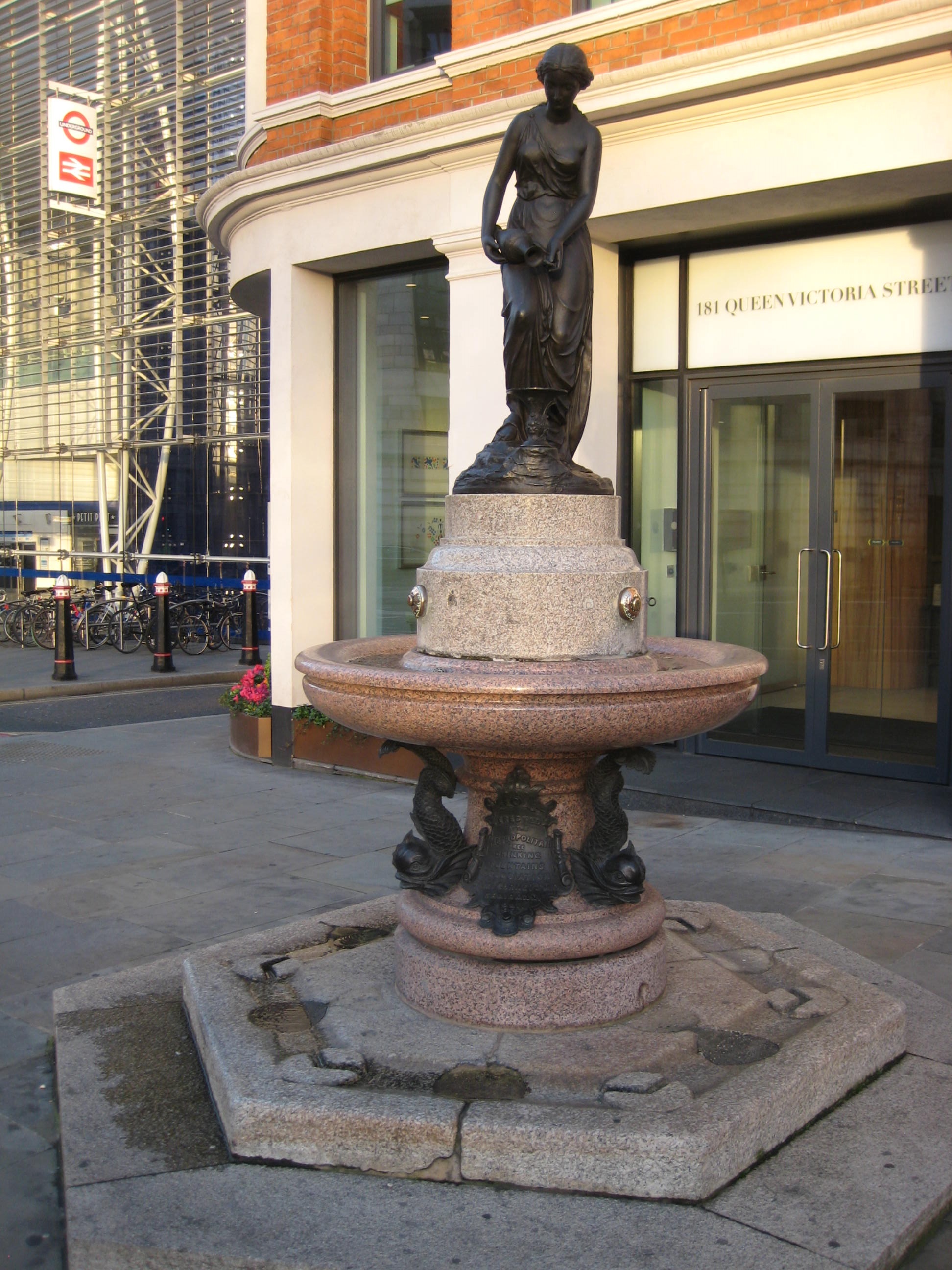 Water-carrier fountain at Blackfriars