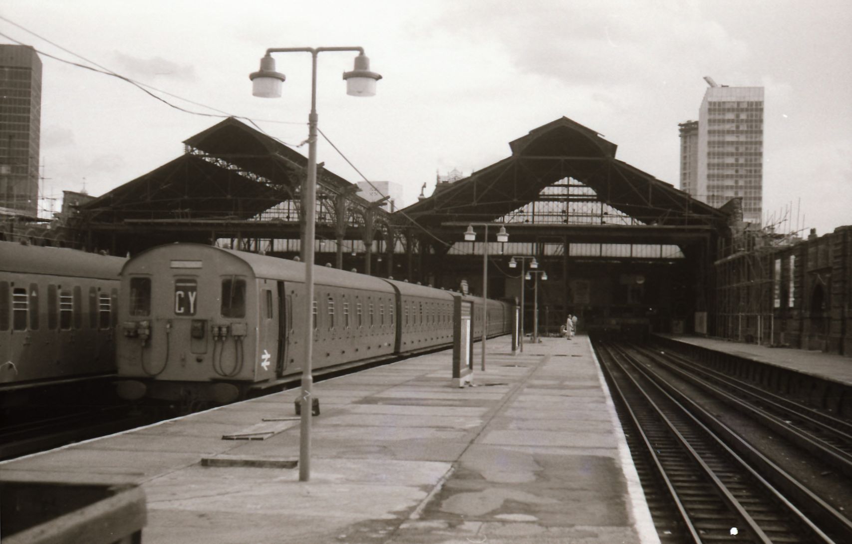 Trains at Broad Street station, 24 July 1968. © Dave Thomas