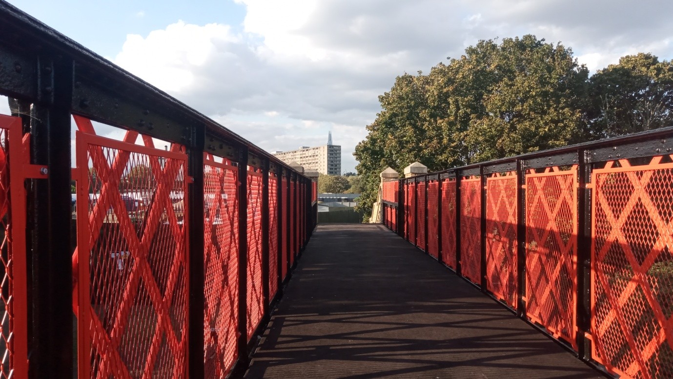 The renovated bridge in 2023
