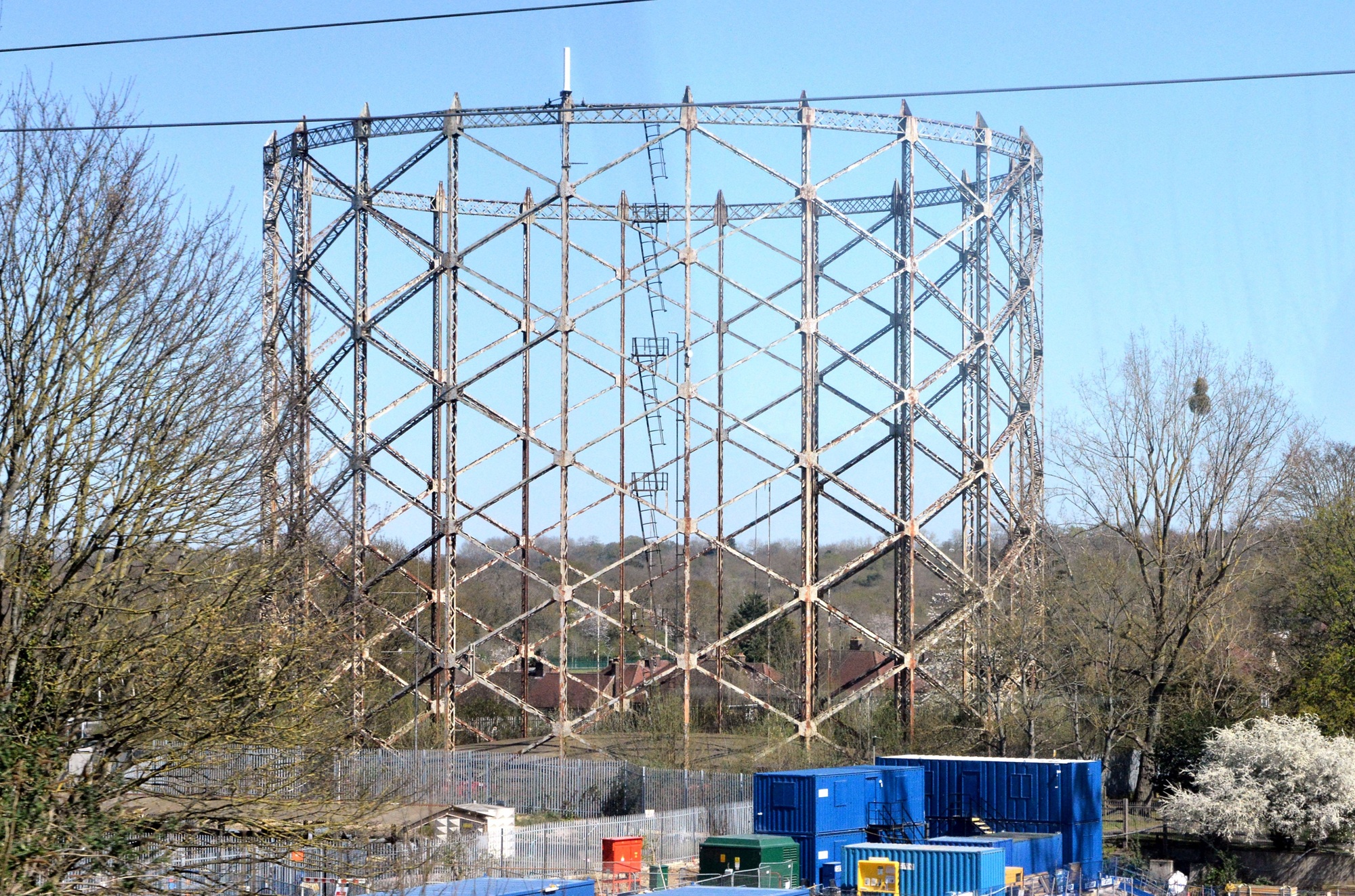 East Barnet, from train, 12 April, 2025