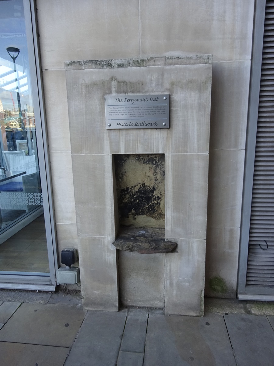 Ferry seat, Bear Gardens