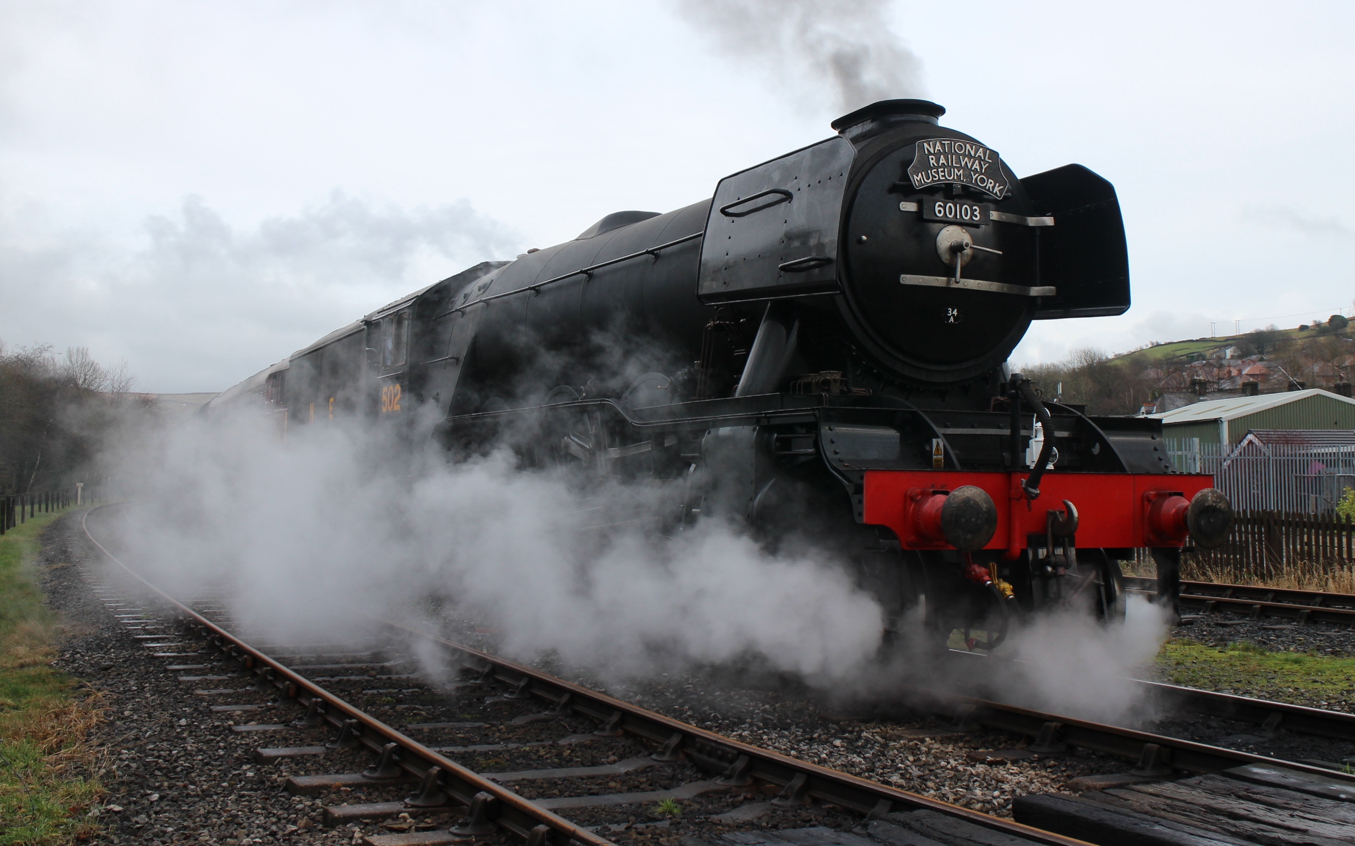 Flying Scotsman at Rawtenstall © Robert Mason 9.1.16 © Robert Mason 2016