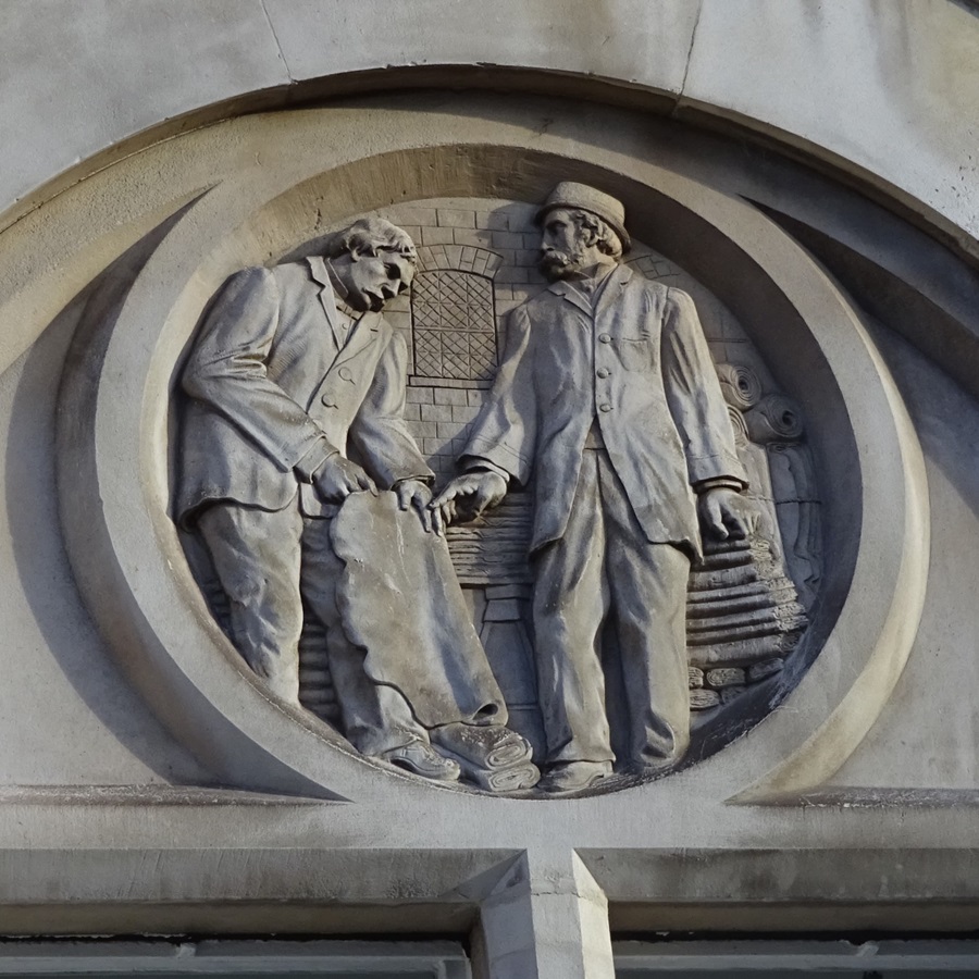 4. the skins are rolled and stored.