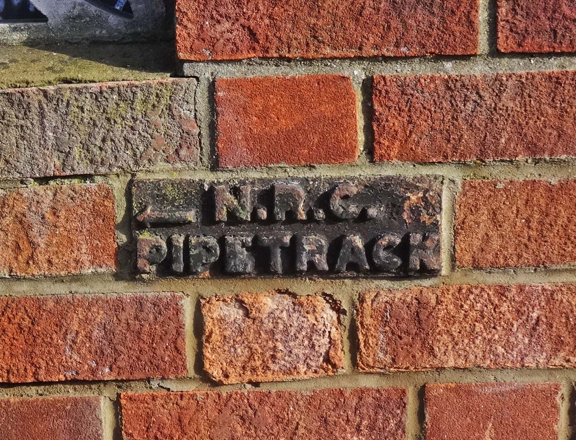N.R.C. marker, Finsbury Park Road N4