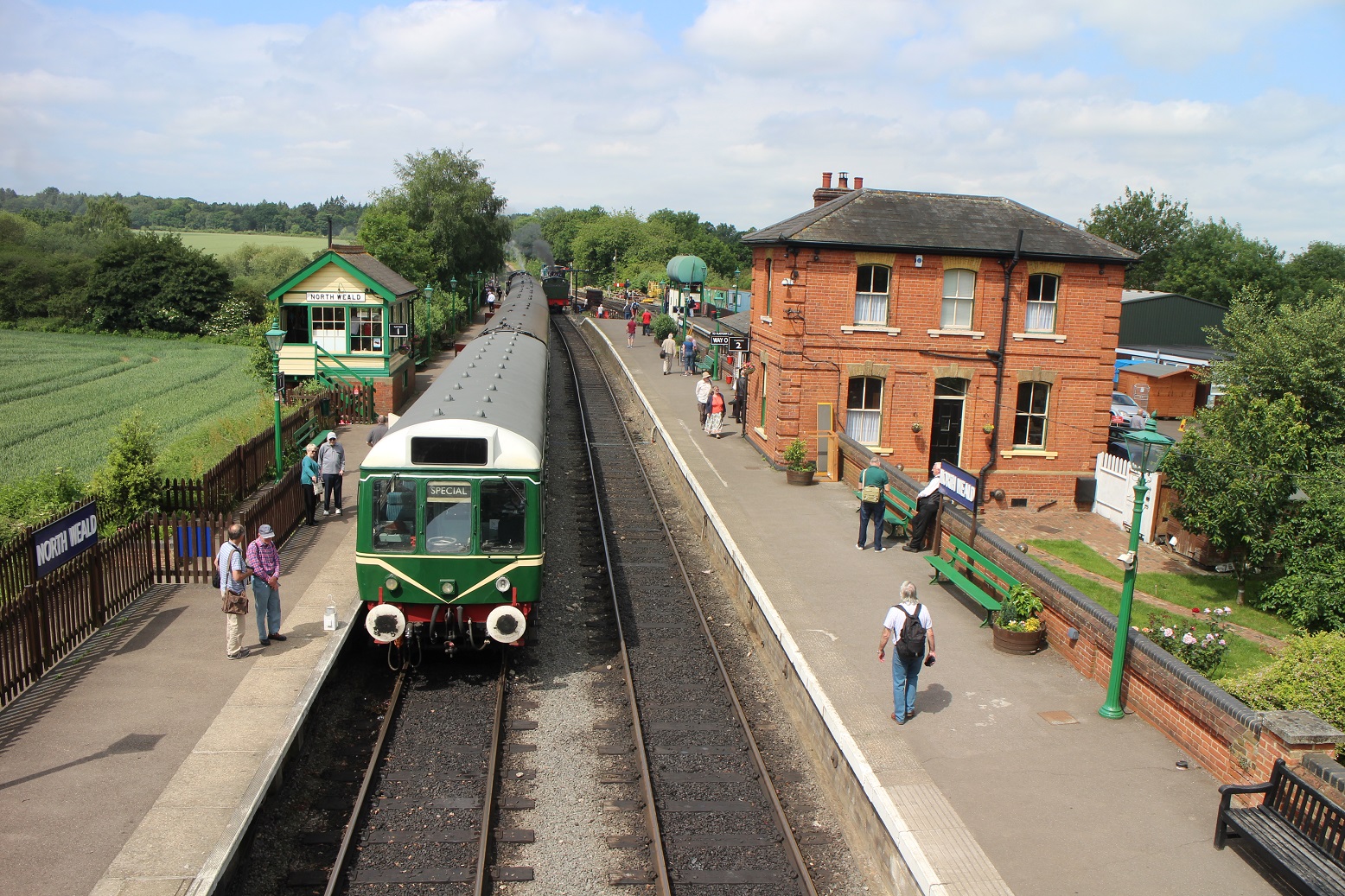 North Weald railway station © Robert Mason