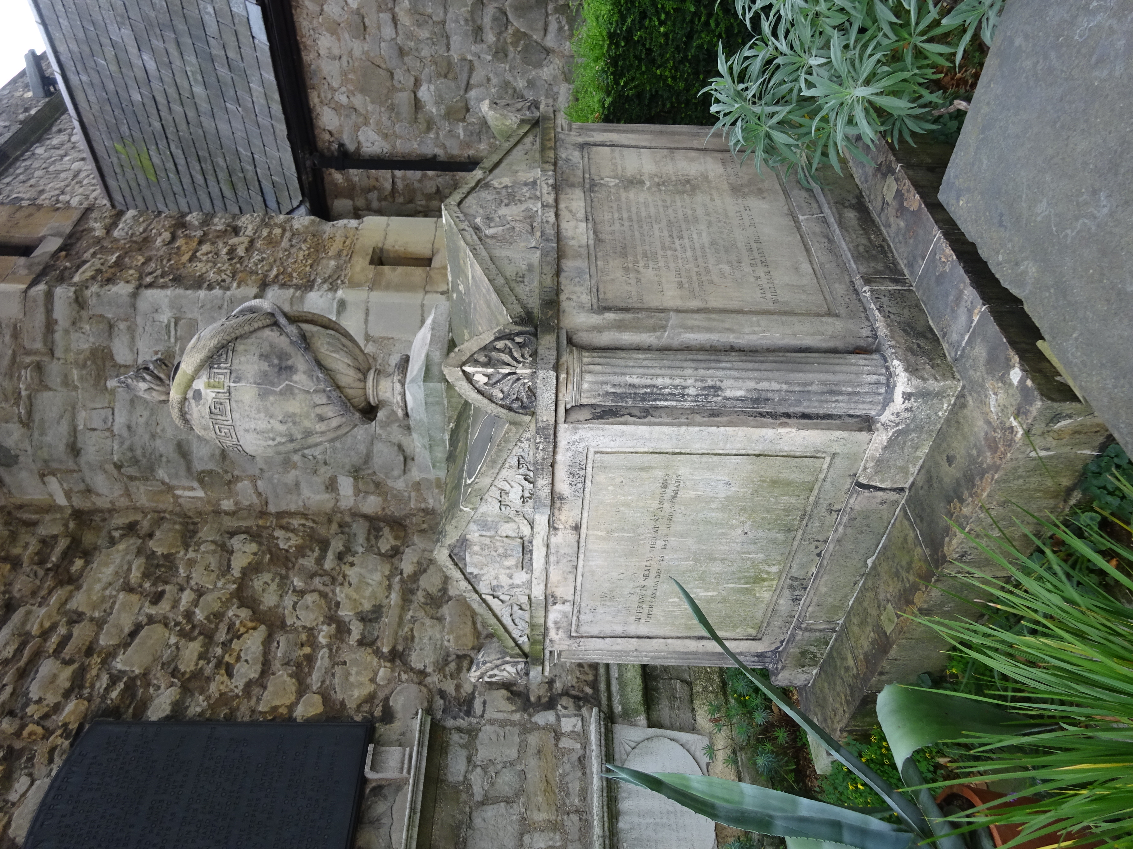 tombs of Coade Stone of the Sealys
