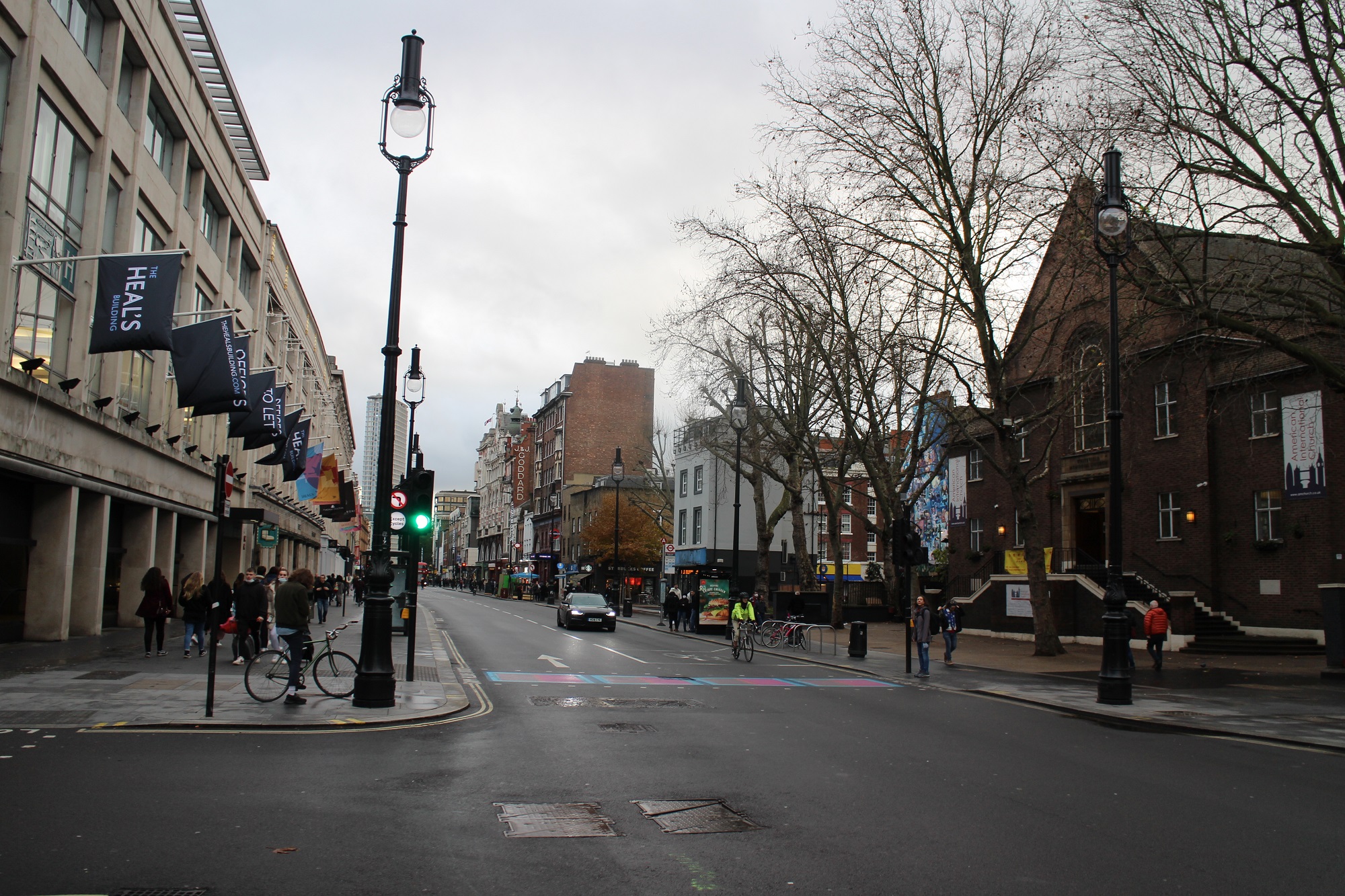 Tottenham Court Road lamps