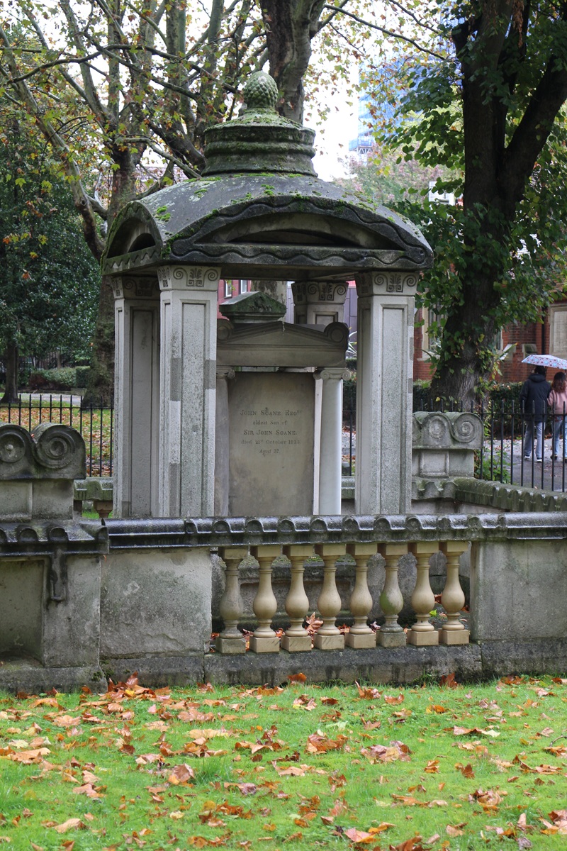 mausoleum of Sir John Soane in St Pancras Old Church yard