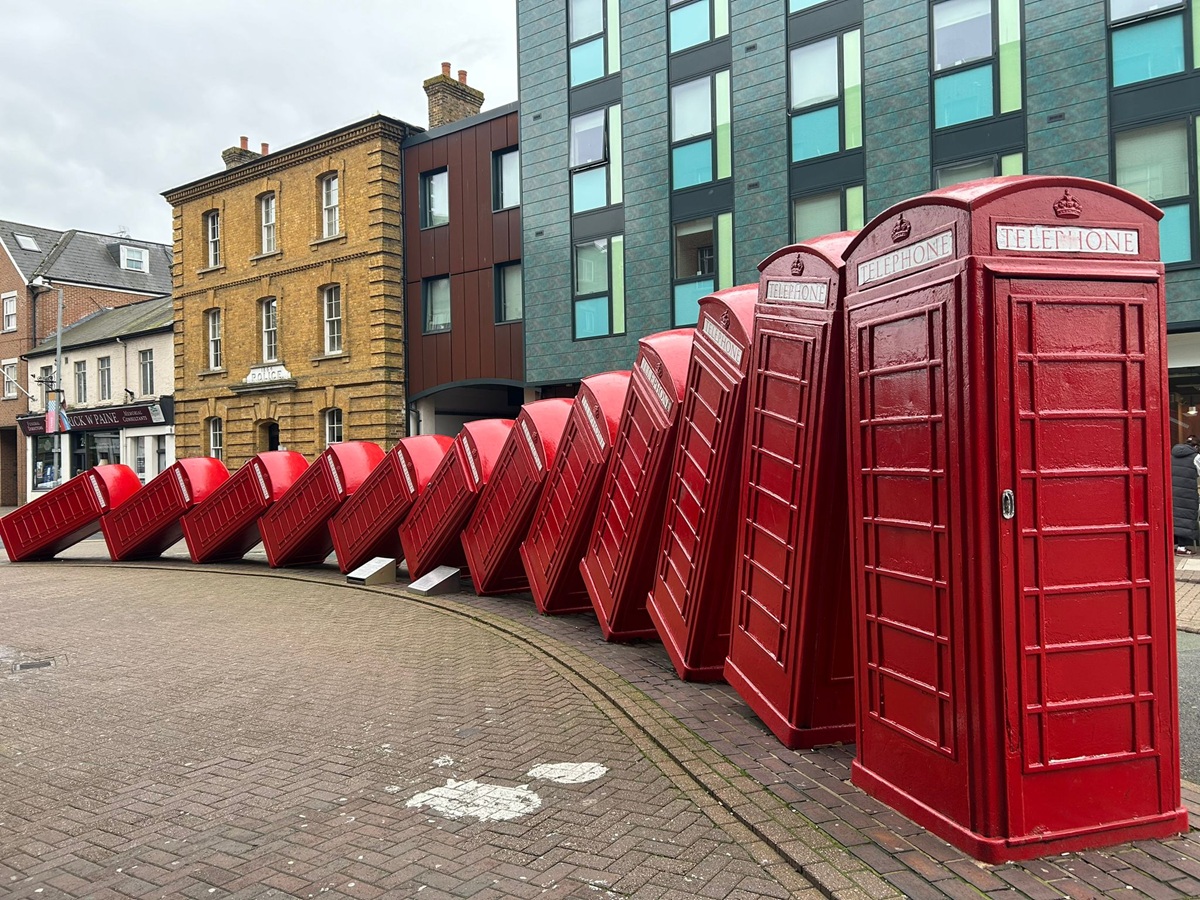 Out of Order art installation in Kingston upon Thames