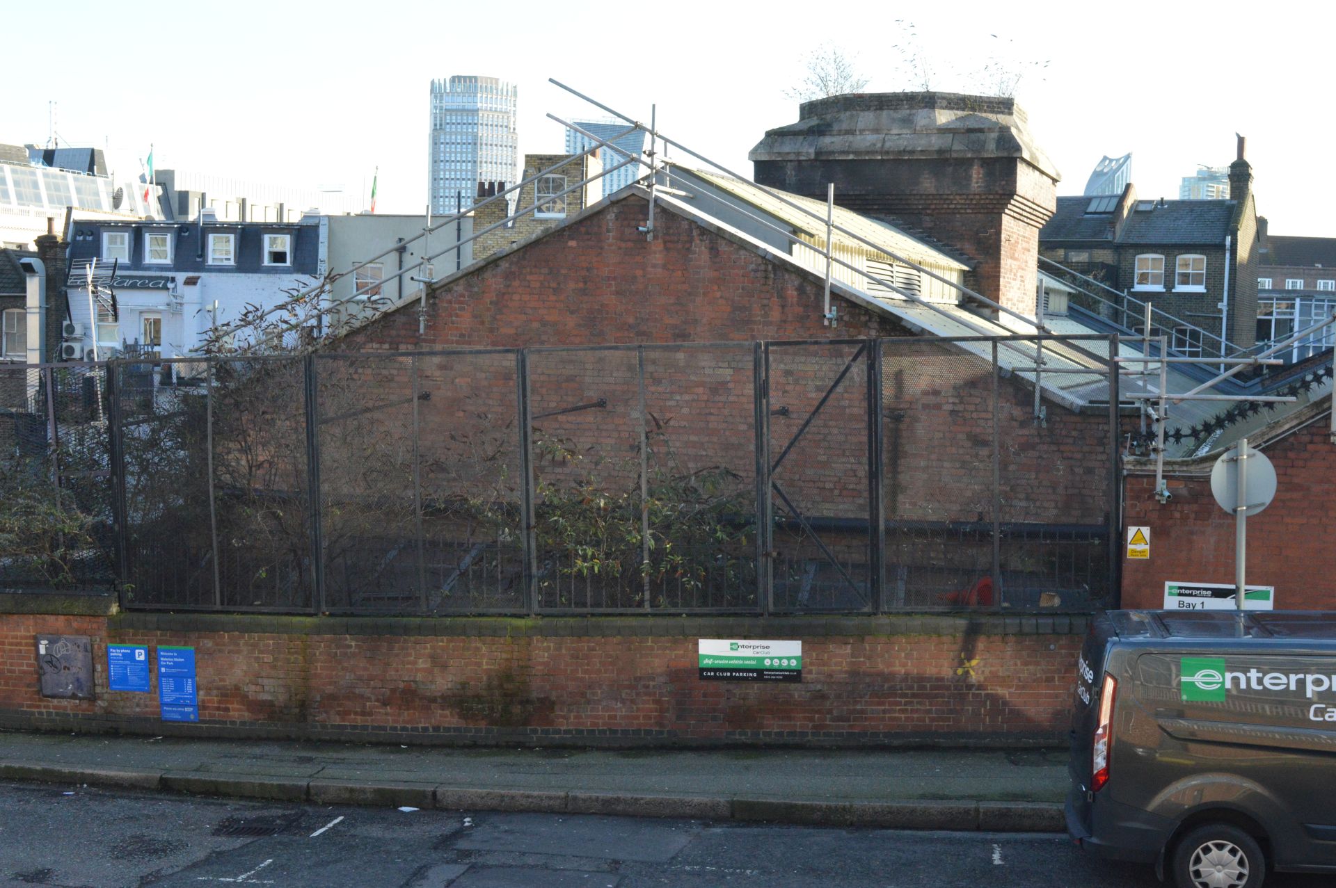 Former Waterloo & City Gen stn, minus chimney © David G Thomas