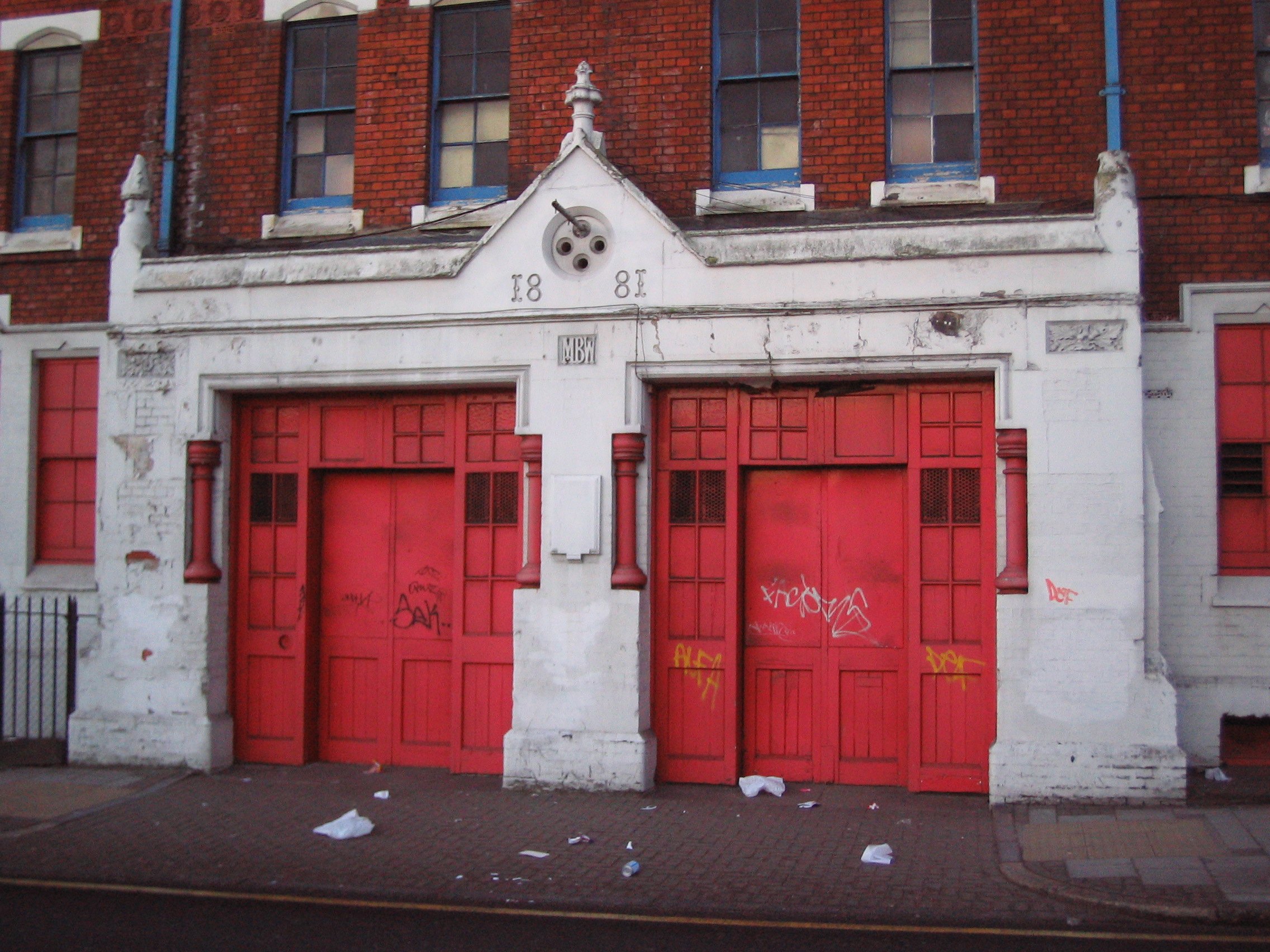 West Norwood fire station.   Robert Mason