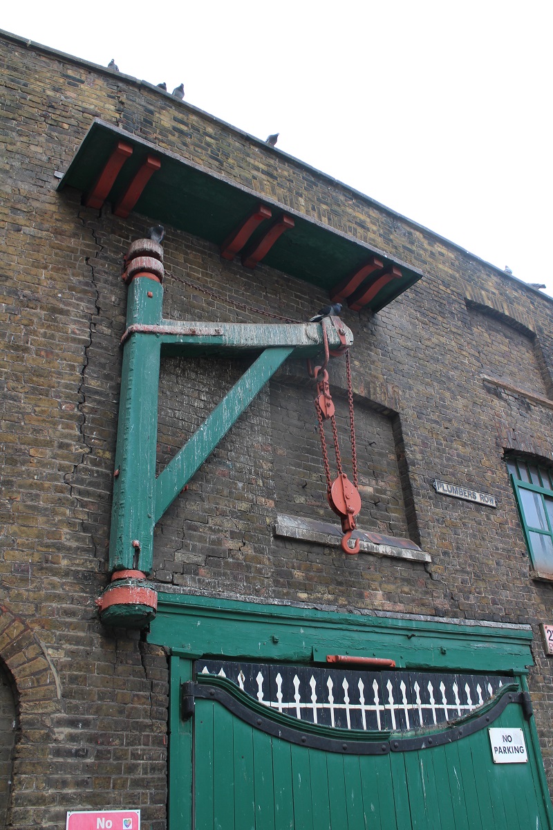 Whitechapel Bell Foundry wooden wall crane